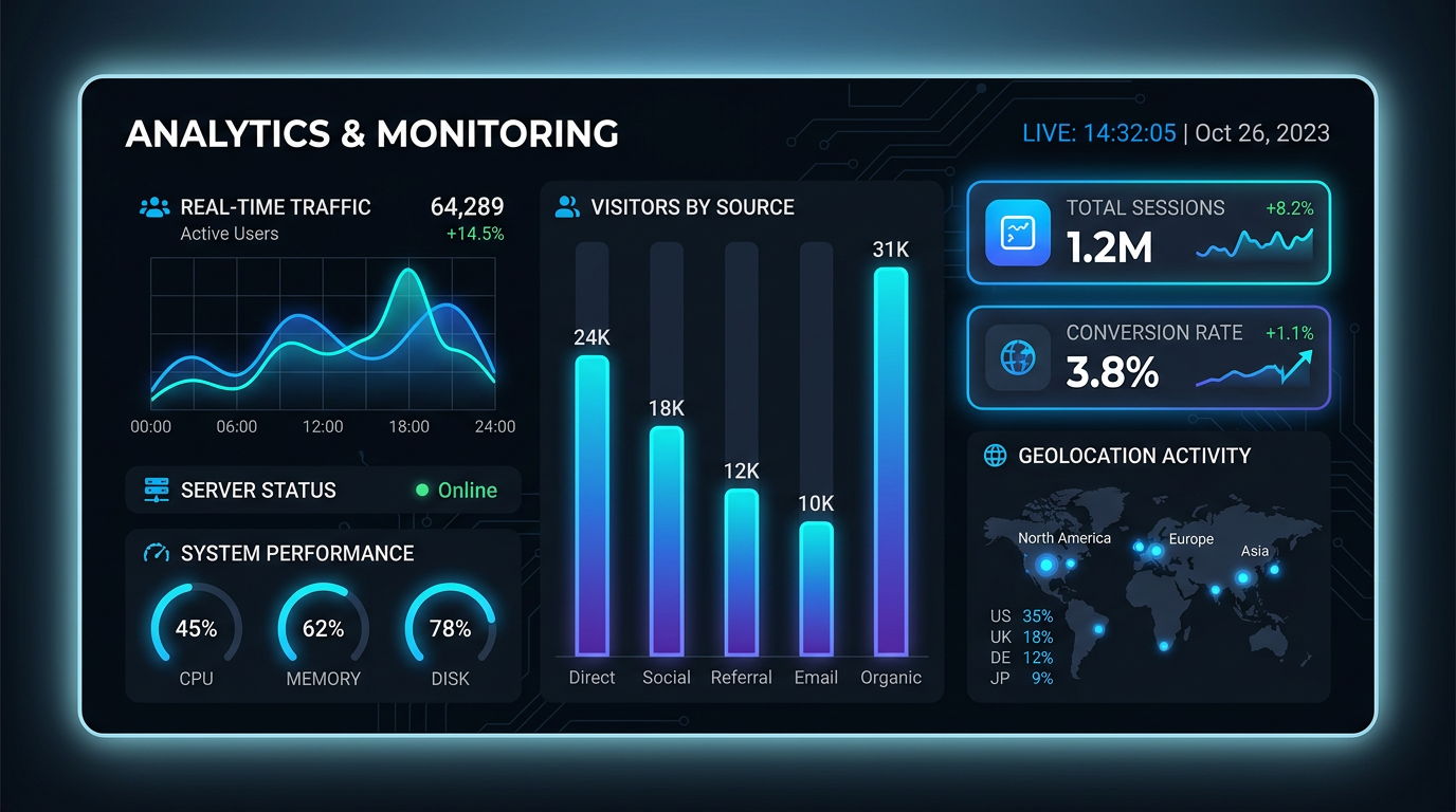 Gestão e Monitoramento em Tempo Real